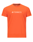 Men's Hybrid Tee - Tennis Orange