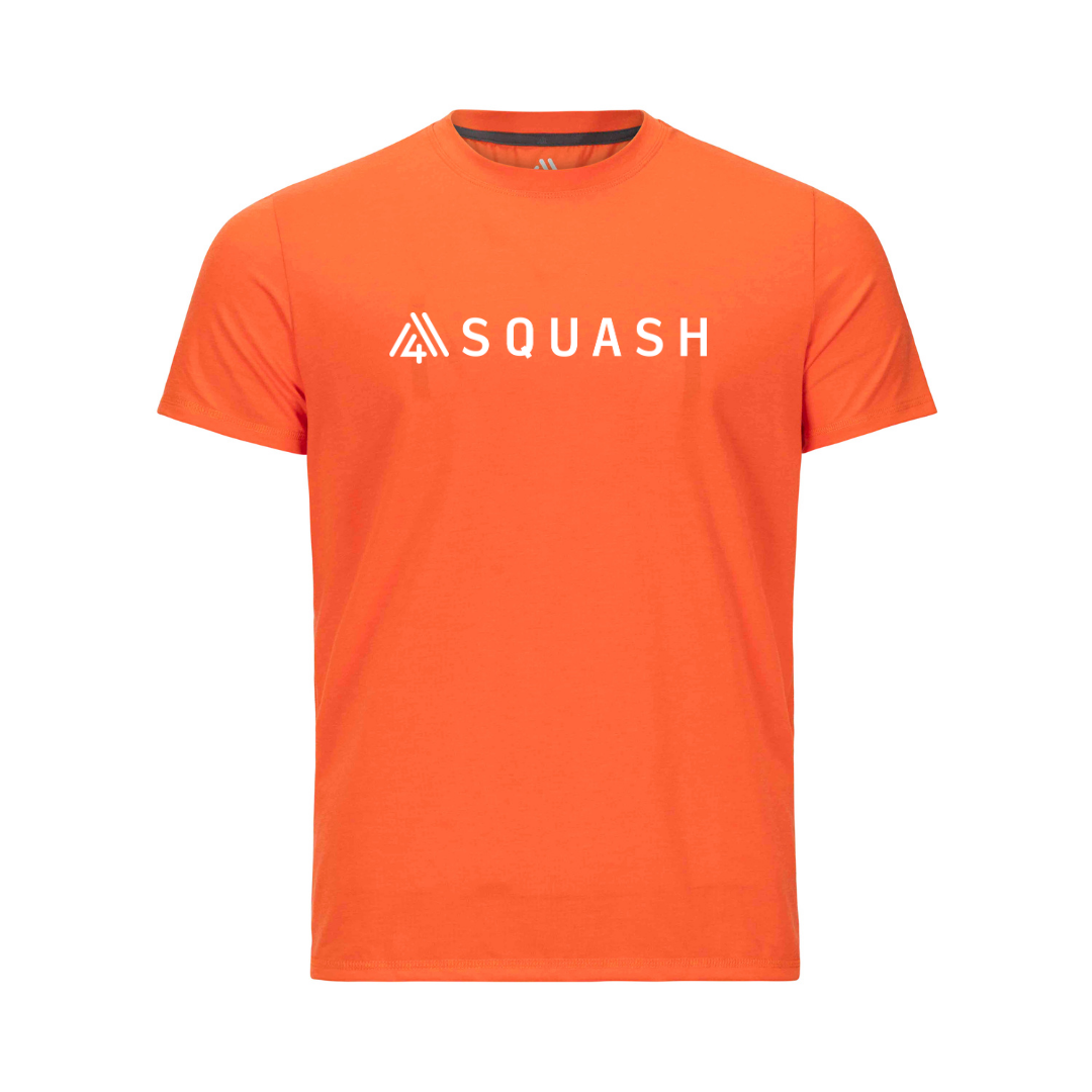 Men's Hybrid Tee - Squash Orange
