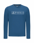 Men's Hybrid Long Sleeve Tee - Paddle Ensign Blue