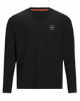 Men's Hybrid Long Sleeve Tee - Tennis Black