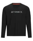 Men's Hybrid Long Sleeve Tee - Tennis Black