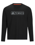 Men's Hybrid Long Sleeve Tee - Tennis Black