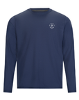 Men's Hybrid Long Sleeve Tee - Tennis Blue Indigo
