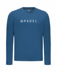 Men's Hybrid Long Sleeve Tee - Padel Ensign Blue