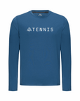 Men's Hybrid Long Sleeve Tee - Tennis Ensign Blue