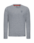 Men's Hybrid Long Sleeve Tee - Tennis Heather Grey