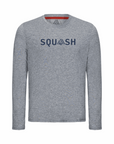 Men's Hybrid Long Sleeve Tee - Squash Heather Grey