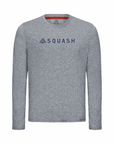 Men's Hybrid Long Sleeve Tee - Squash Heather Grey