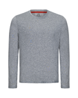 Men's Hybrid Long Sleeve Tee Heather Grey