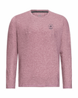 Men's Hybrid Long Sleeve Tee - Tennis Heather Red