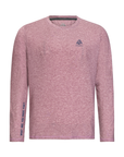 Men's WAYM4 Hybrid Long Sleeve Tee - Padel Heather Red