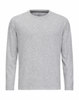 Men's Hybrid Long Sleeve Tee Heather Silver