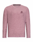 Men's WAYM4 Hybrid Long Sleeve Tee - Padel Heather Red
