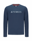 Men's Hybrid Long Sleeve Tee - Tennis Navy