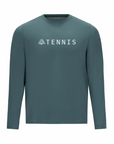 Men's Hybrid Long Sleeve Tee - Tennis Pine