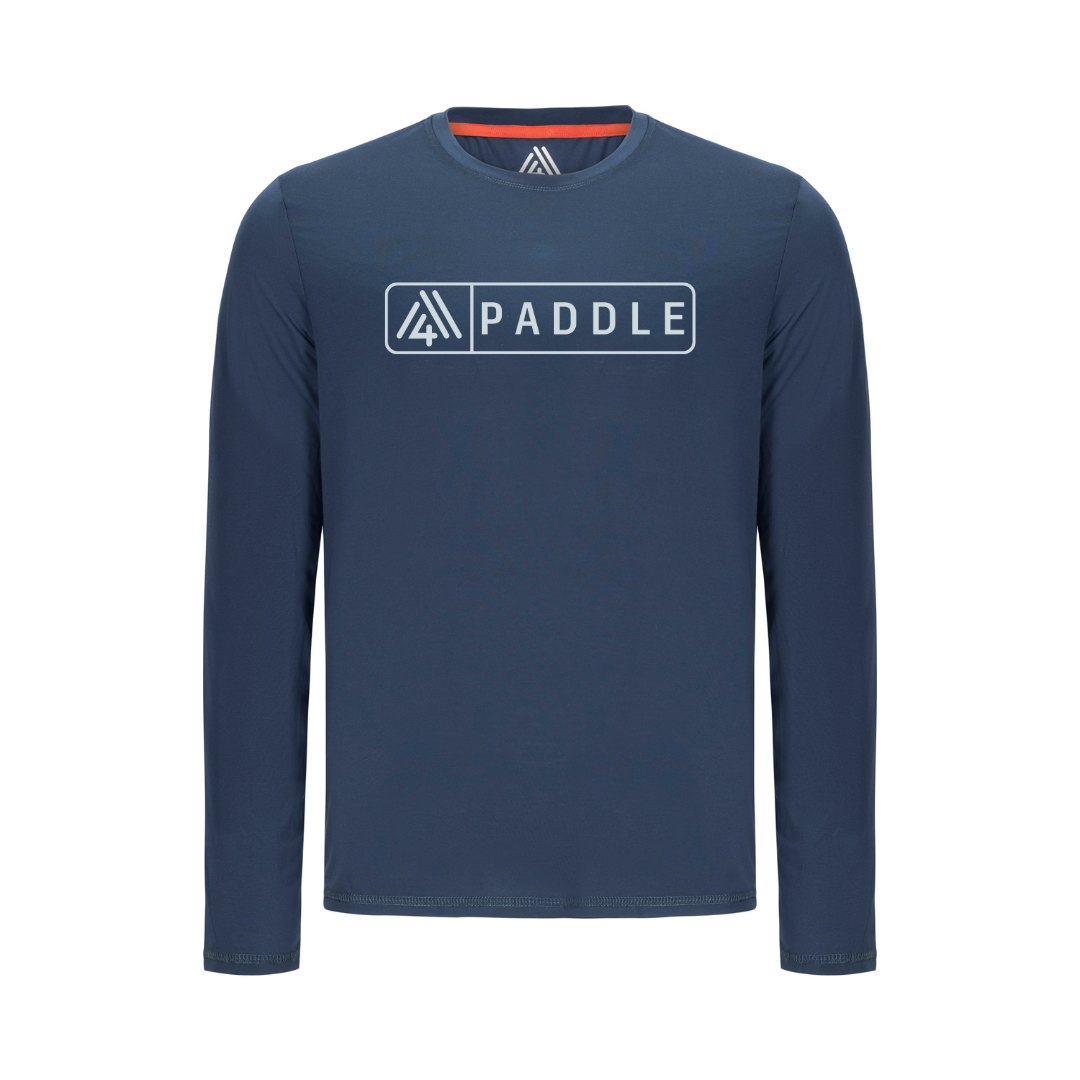Men's Hybrid Long Sleeve Tee - Paddle Navy
