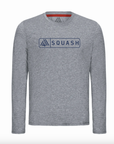Men's Hybrid Long Sleeve Tee - Squash Heather Grey