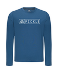 Men's Hybrid Long Sleeve Tee - Pickle Ensign Blue