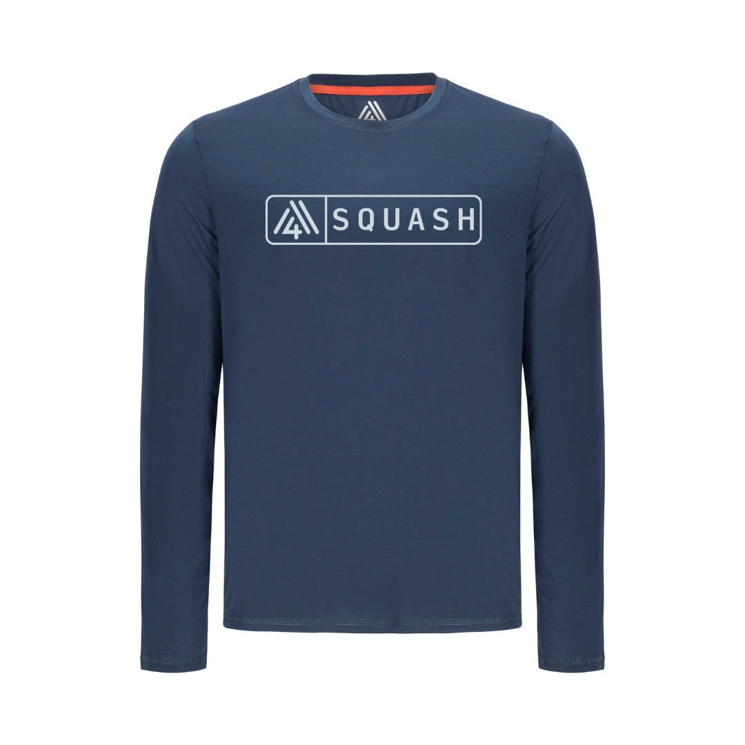 Men's Hybrid Long Sleeve Tee - Squash Navy
