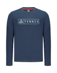 Men's Hybrid Long Sleeve Tee - Tennis Navy