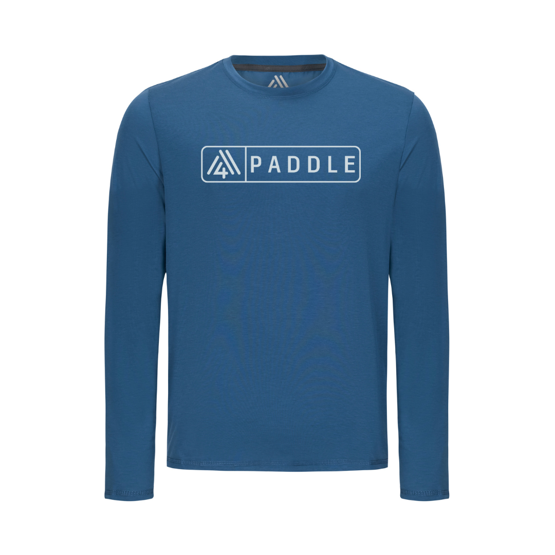 Men's Hybrid Long Sleeve Tee - Paddle Ensign Blue