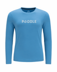 Women's Hybrid Long Sleeve Tee - Paddle Light Blue