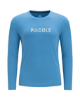 Women's Hybrid Long Sleeve Tee - Paddle Light Blue