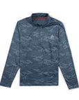 Men's Perpetual Quarter Zip - Squash Ensign Blue Camo