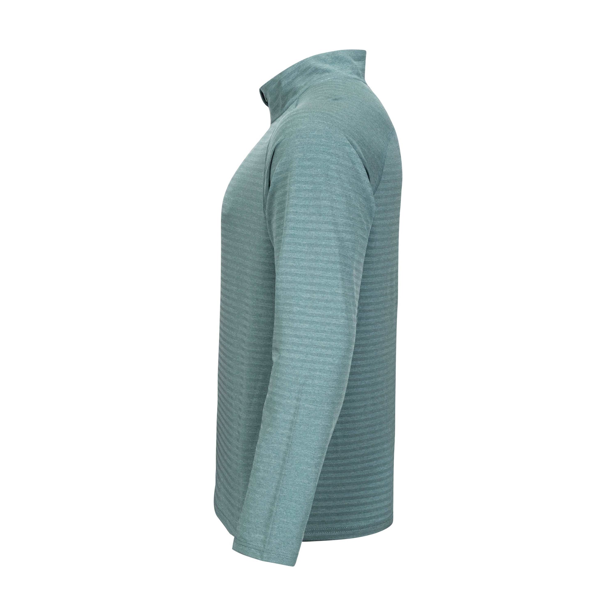 Men's Active Stripe Quarter Zip