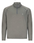 Men's Active Stripe Quarter Zip - Squash Charcoal