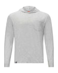 Men's Hybrid Hoodie - Squash Heather Silver