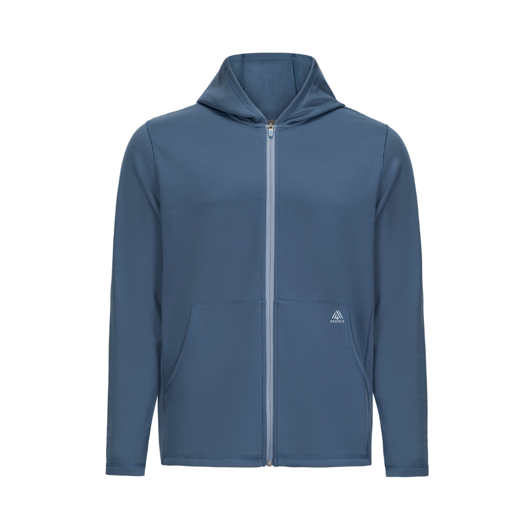 Men's Stealth Hoodie - Paddle Steely Blue