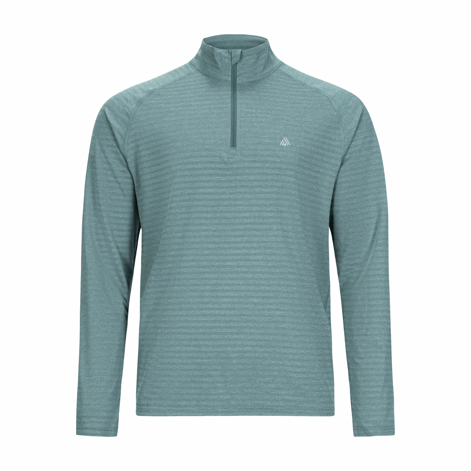 Men's Active Stripe Quarter Zip Pine