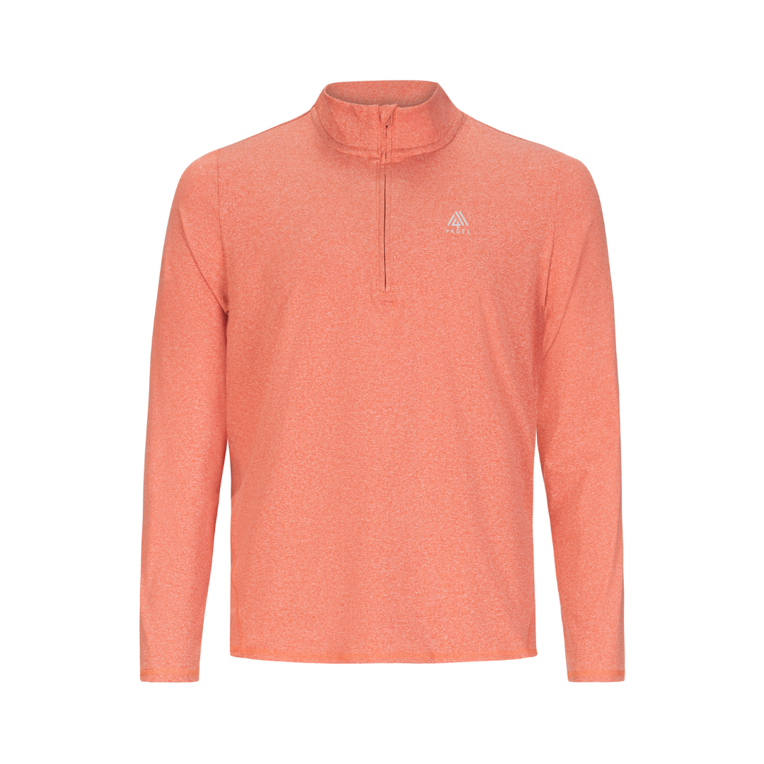 Men's Perpetual Quarter Zip - Padel Breton Red