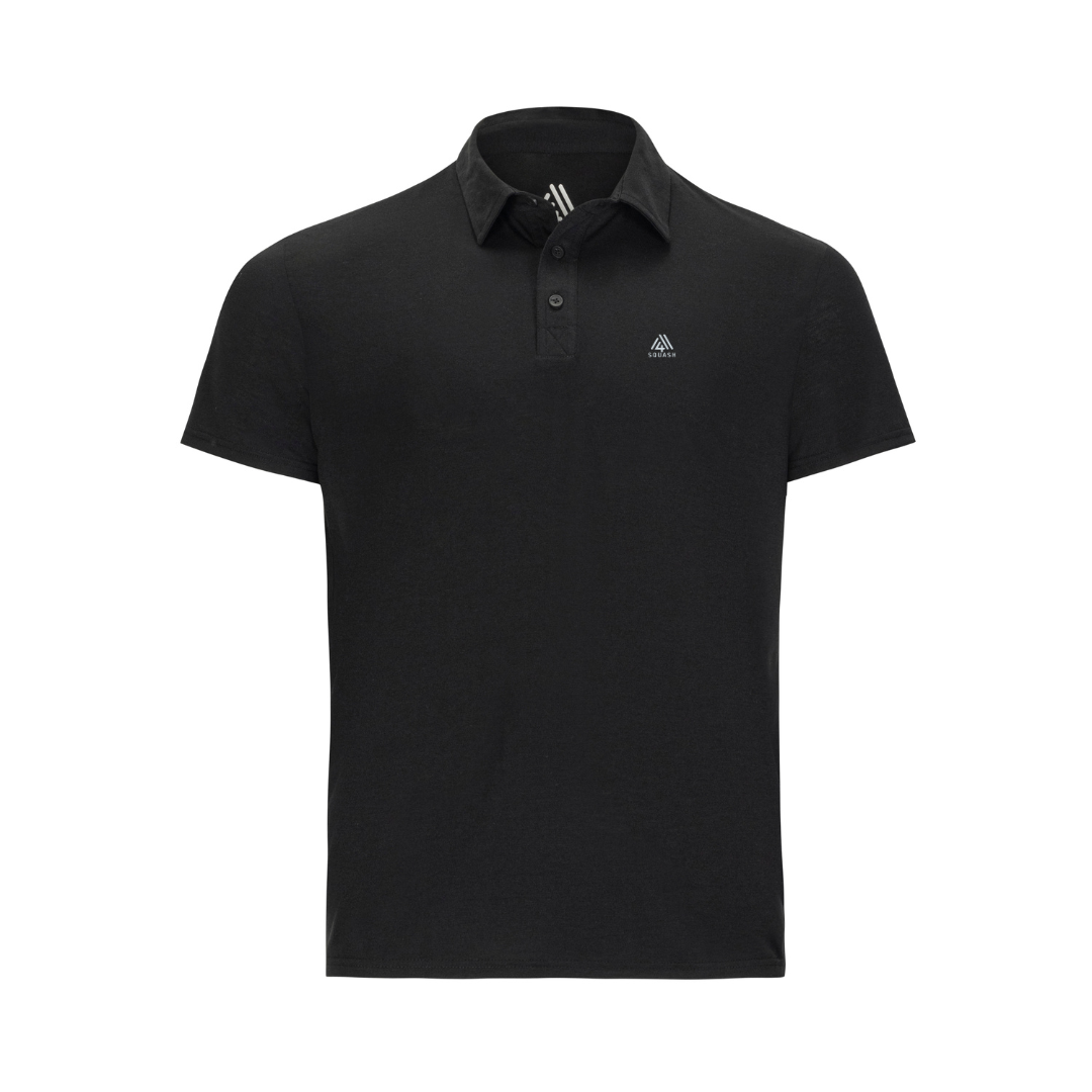 Men's Hybrid Polo - Squash Black