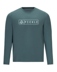 Men's Hybrid Long Sleeve Tee - Pickle Pine