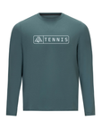 Men's Hybrid Long Sleeve Tee - Tennis Pine