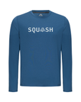 Men's Hybrid Long Sleeve Tee - Squash Ensign Blue