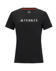 Women's Hybrid Tee - Tennis Black