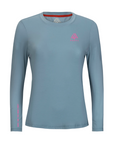 Women's WAYM4 Hybrid Long Sleeve Tee - Padel Arctic Blue