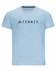 Youth Hybrid Tee - Tennis Heather Blue