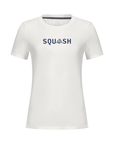 Women's Hybrid Tee - Squash White