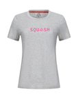 Women's Hybrid Tee - Squash Heather Silver