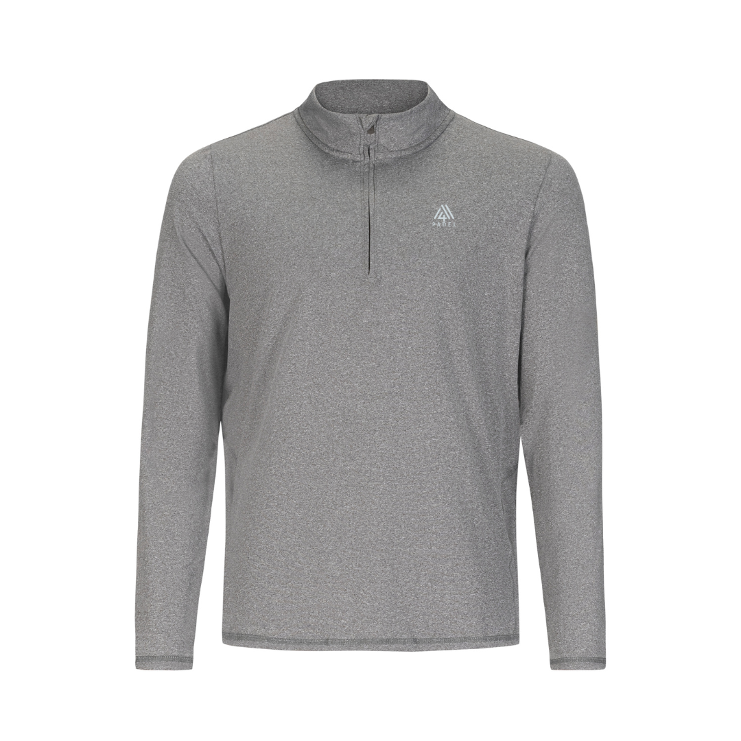 Men's Perpetual Quarter Zip - Padel Chocolate