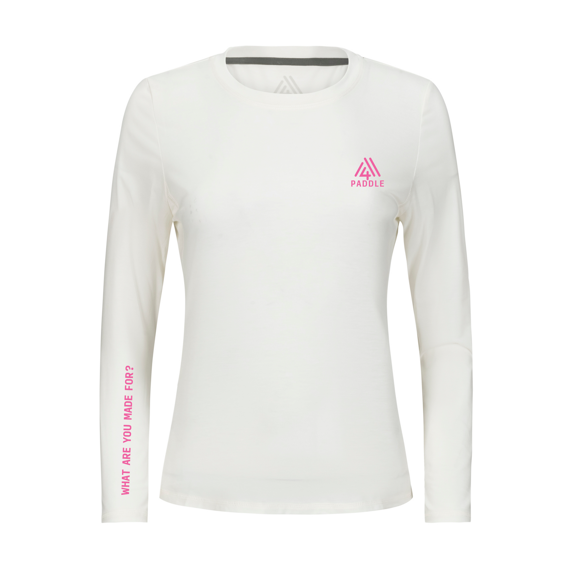 Women's WAYM4 Hybrid Long Sleeve Tee - Paddle White