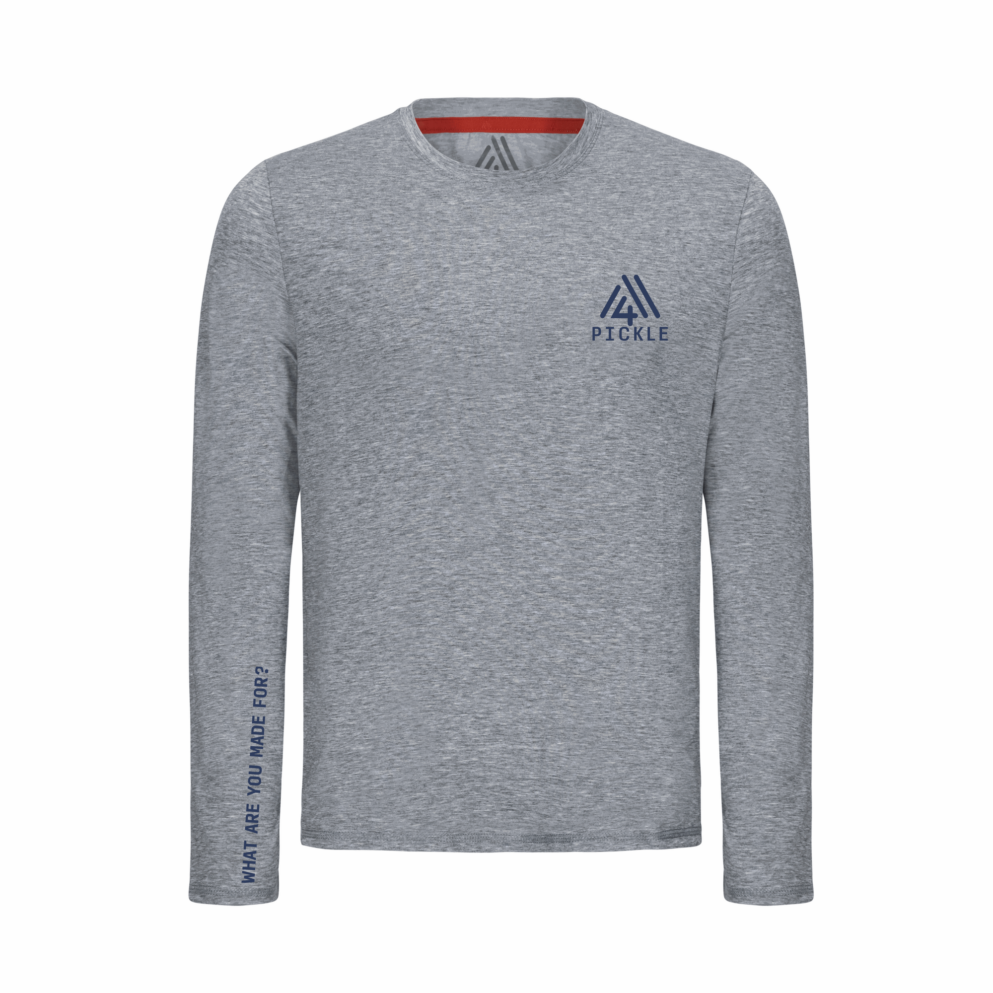 Men's WAYM4 Hybrid Long Sleeve Tee - Pickle Heather Grey