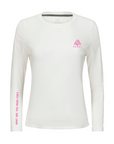 Women's WAYM4 Hybrid Long Sleeve Tee - Padel White