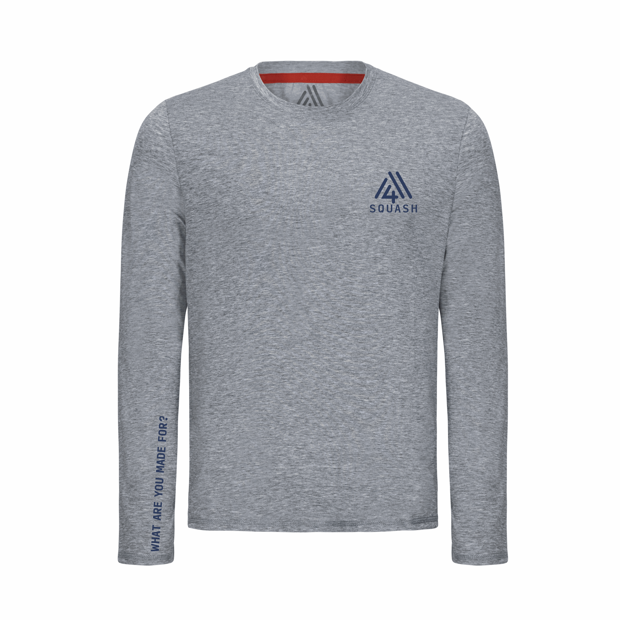 Men's WAYM4 Hybrid Long Sleeve Tee - Squash Heather Grey