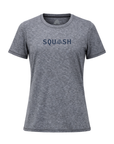 Women's Hybrid Tee - Squash Heather Grey