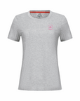 Women's Hybrid Tee - Tennis Heather Silver